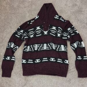 American Eagle Outfitters Shawl Neck Sweater